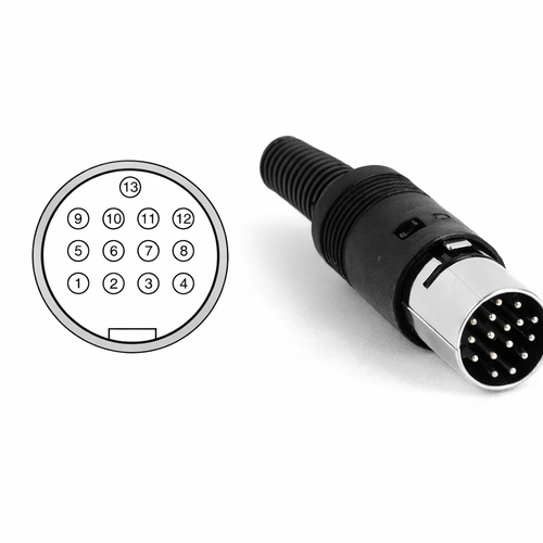 DP‑13P 13‑Pin DIN plug for Icom and Kenwood radios – Radioworld UK