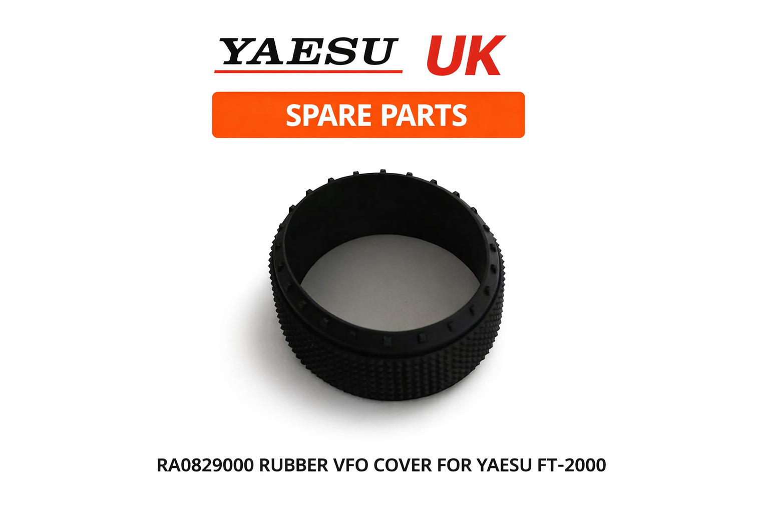 Yaesu RA0829000 Rubber VFO Cover is a genuine Yaesu replacement part