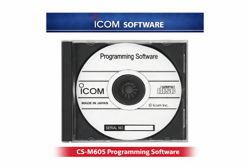 Icom CS‑M605 Programming Software CD – Genuine Icom Software for IC‑M604 and IC‑M605 Marine Radios