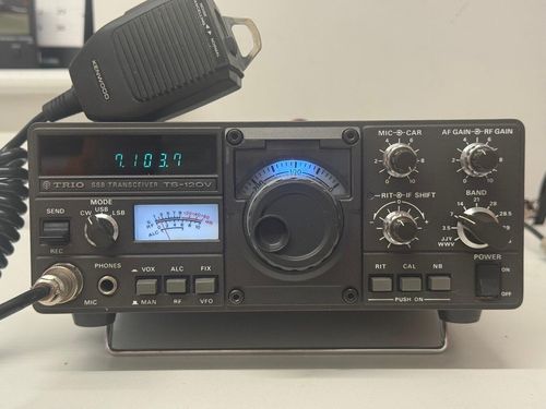 second hand kenwood ts‑120v hf mobile transceiver