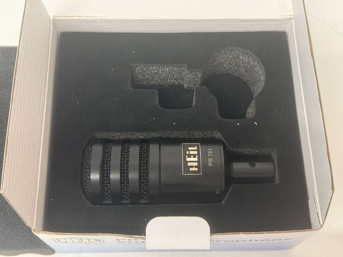 heil pr‑781 black satin finish
