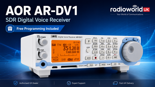AOR AR-DV1 SDR Digital Voice Receiver Front View – Radioworld UK