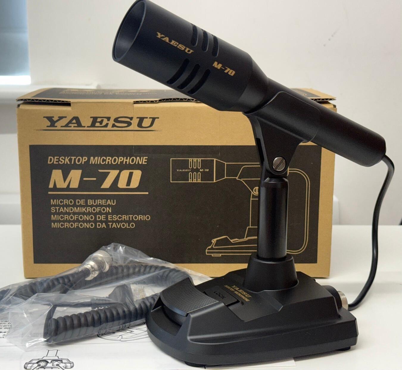 second hand yaesu m‑70 microphone