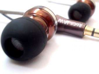 Rock jaw in ear headphones arcana - bronze