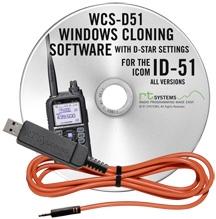 All Versions RT Systems Programming Software and Cable Kit for the Icom ID-51A 