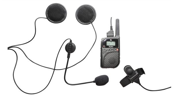 Tti pmr-506mh super slim pmr446 radio & helmet microphone