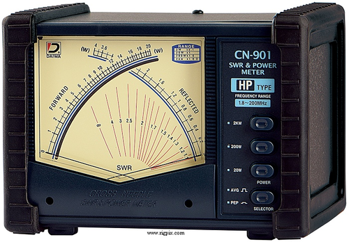 Daiwa CN901HP HF VHF SWR Cross Needle, power range 20/200/2kW.