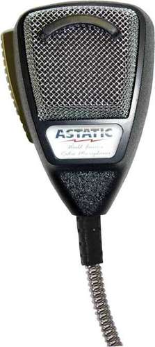 Astatic 636l-se noise cancelling microphone silver edition