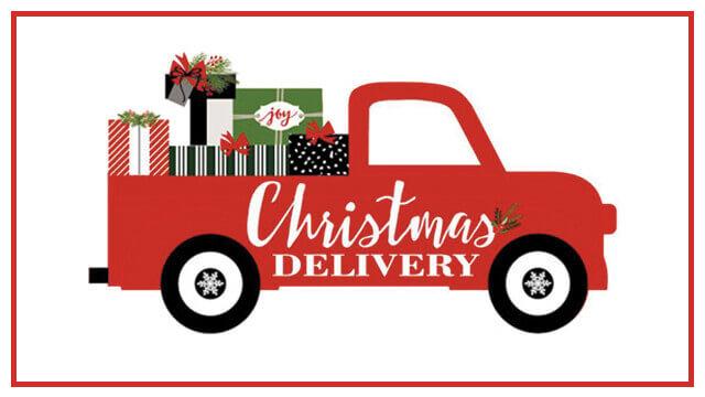 Christmas Delivery Schedule 2019