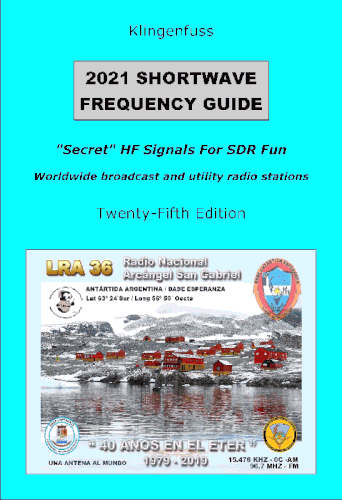2021 shortwave frequency guide