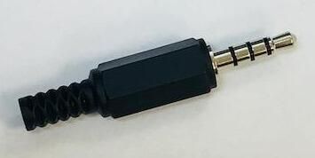 Pro Signal PS11506 3.5 mm 4-pole jack plug front view