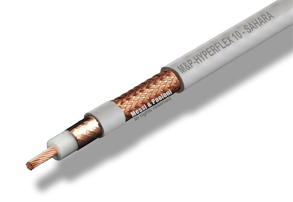 Messi And Paoloni HYPERFLEX 10 Sahara White Low Loss Coax Cable - Radioworld UK