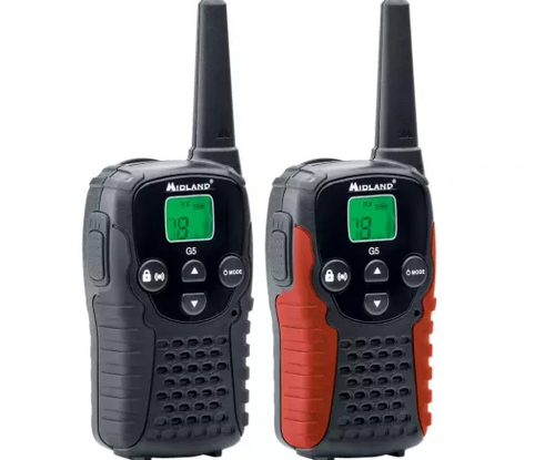 Midland g5c twin pack pair of pmr446 transceivers