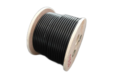 RG-58 coaxial cable, 50 ohm, military specification, 50-meter drum.