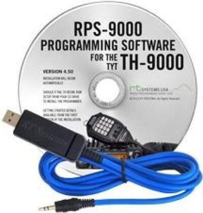 Tyt th-9000 programming software and usb-29a cable (2m, 220mhz, and 440mhz models).