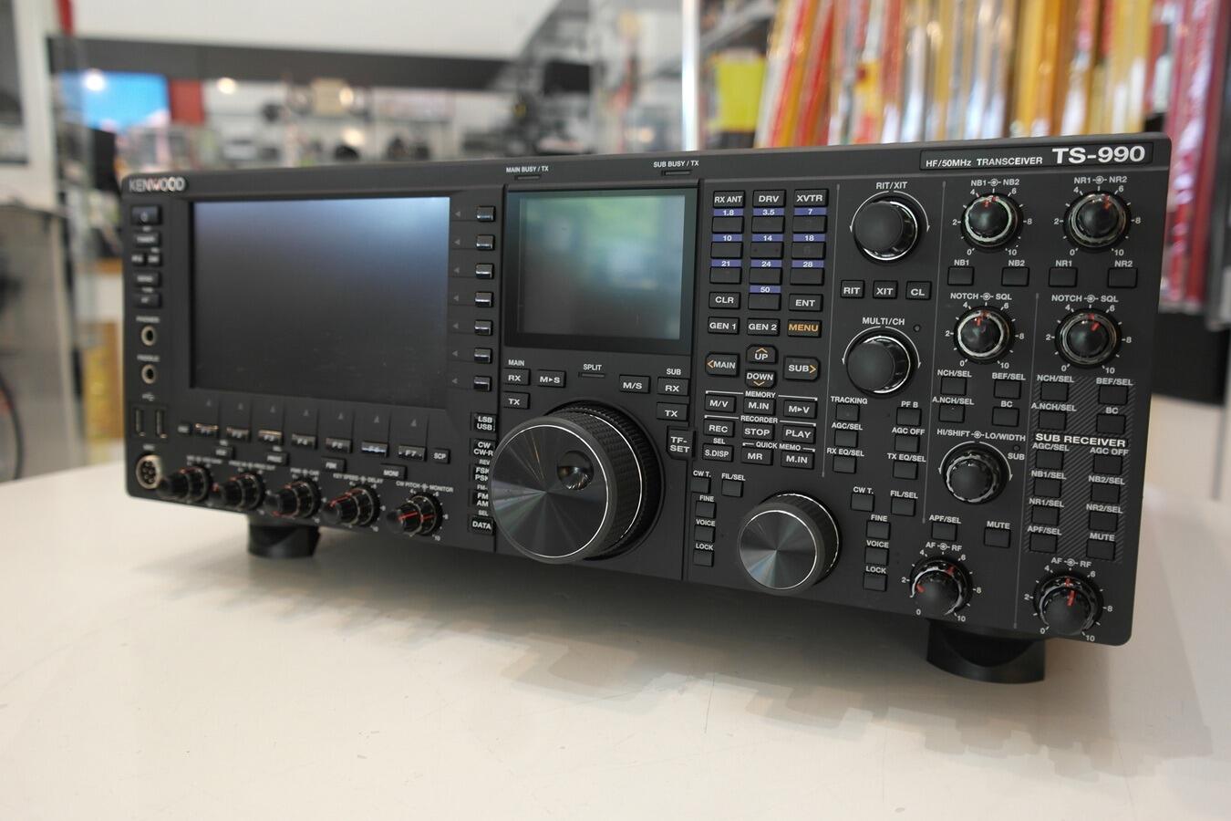 Second hand Kenwood TS-990S transceiver front view