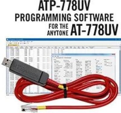 ATP-778 Programming Software and USB-A5R cable for the AnyTone AT-778UV