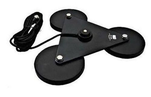 Mfj-336m triple mag mount socket comes with a 5m coax cable and a pl-259 connector.
