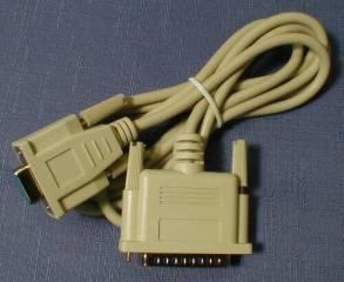 West Mountain Radio DB25M to DB9F Serial Cable – 6ft Adapter Cable (Model M, CBL)