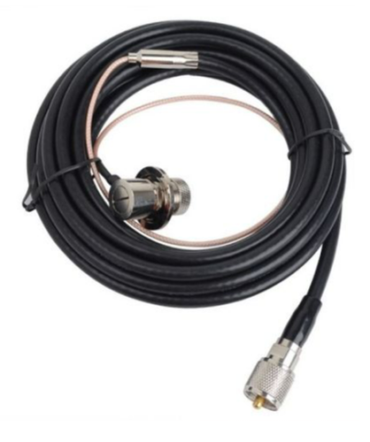 Sharmans MC-4MT black cable kit with PL259 and SO239 connectors