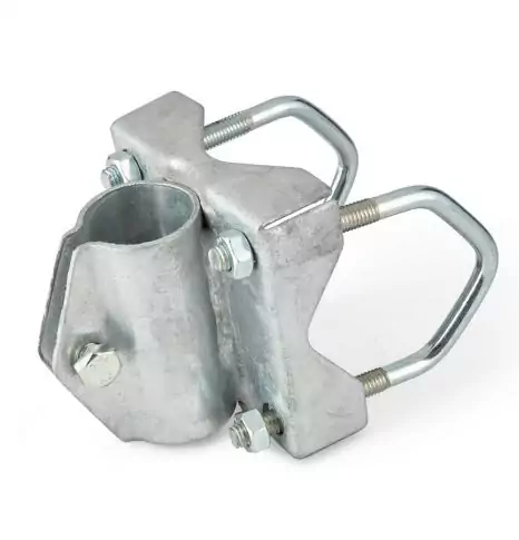 universal clamp antenna boom securely attaches to the mast clamp, providing a stable and adjustable mounting solution for antennas