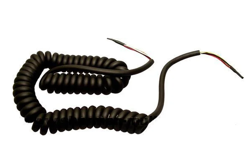 Coiled Microphone Cable – Multi-Core, Flexible, Exposed Wire Ends