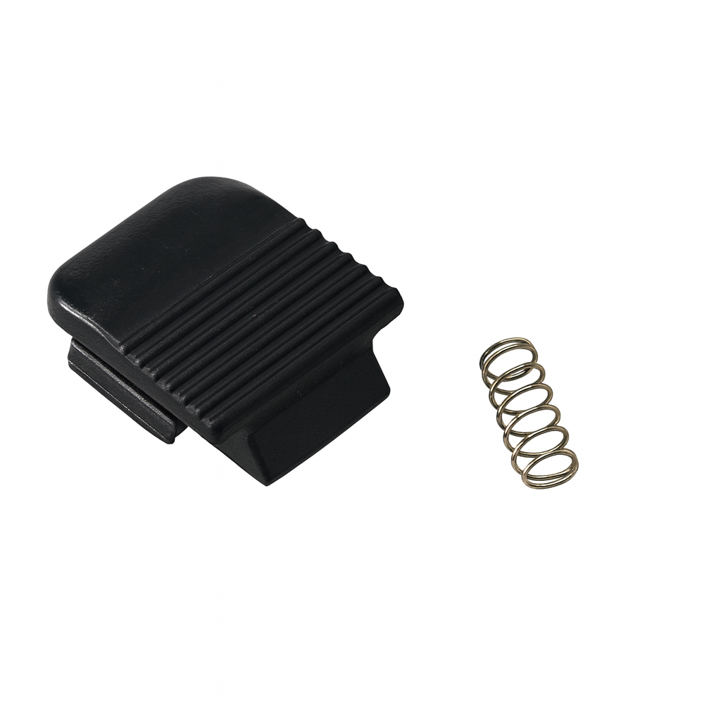 icom ic‑706 release catch front view with spring genuine replacement part – radioworld uk
