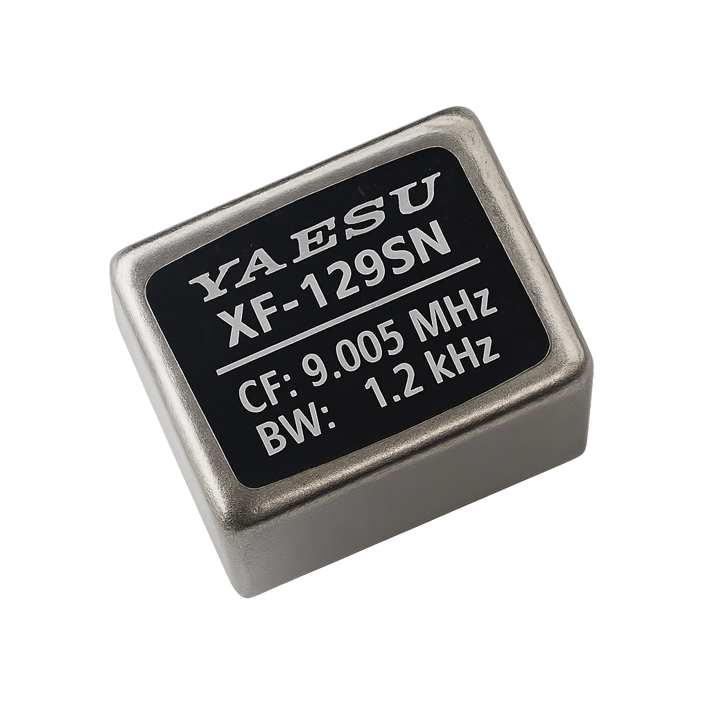 YAESU XF-129SN crystal filter for SSB narrow applications, 8.900MHz center frequency, 1.2kHz bandwidth, compatible with Yaesu FTDX-101D transceiver