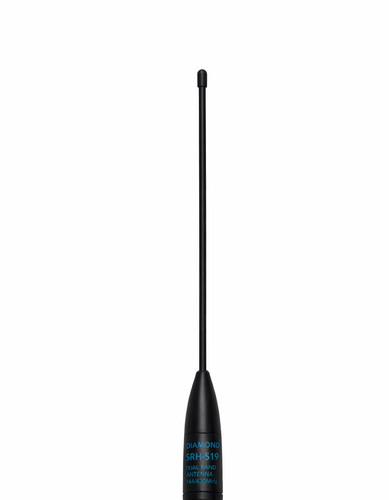 Diamond SRH-519 SMA dual-band flexible whip antenna for 2m and 70cm handheld radios