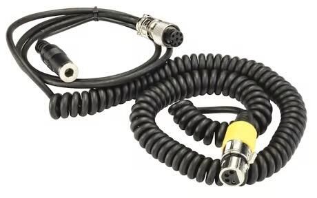 Heil CH-1-Y8 coiled cable for Yaesu 8 pin transceivers