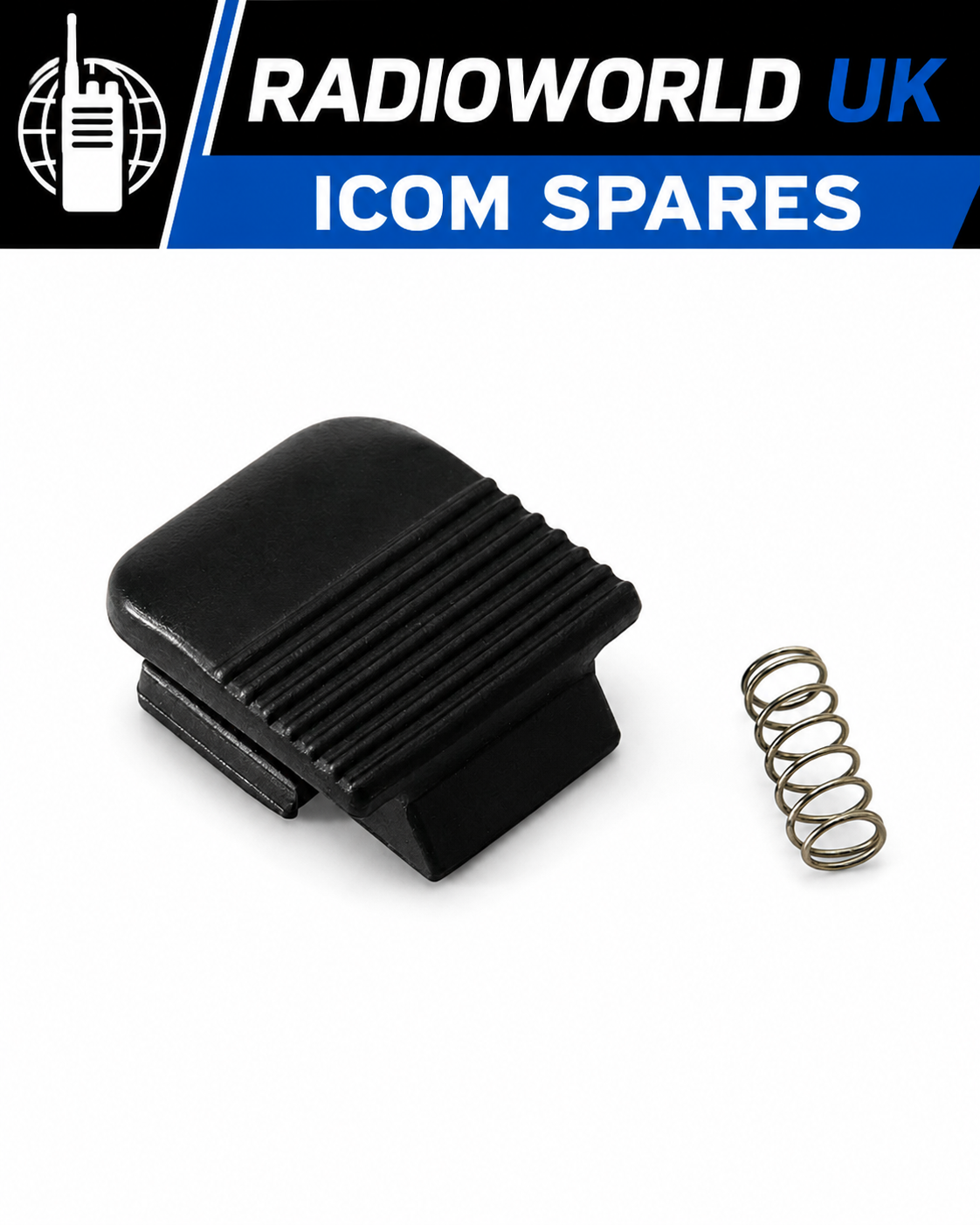 icom ic‑706 head unit release catch with spring genuine icom part – radioworld uk
