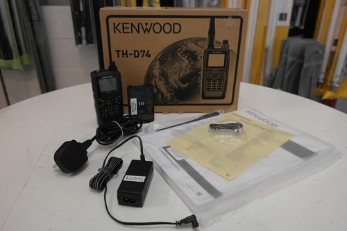 Kenwood TH-D74E dual-band D-STAR handheld transceiver front view