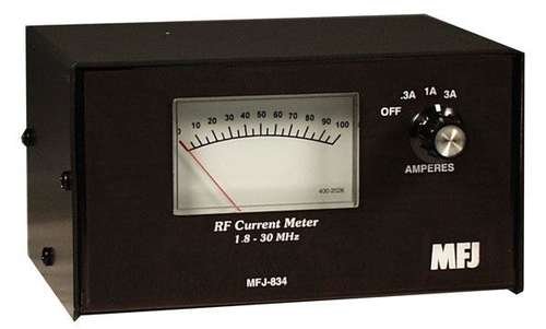Mfj-834 coax in-line calibrated rf ammeter