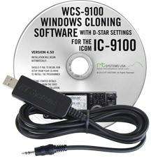 Icom ic-9100 programming software and usb-rts01 cable