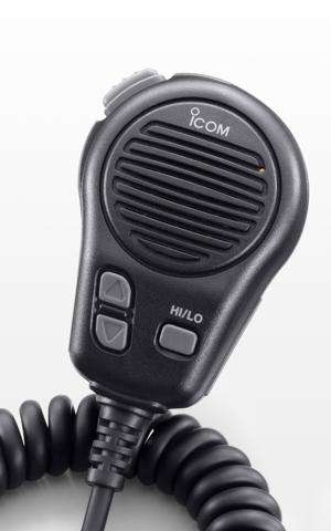 Icom hm-126b waterproof control microphone.