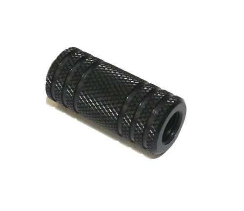 Buddipole knurled whip sleeve for the standard, featherweight, and long telescopic whips.