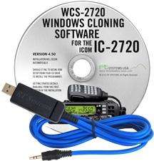 Icom ic-2720 programming software and usb-29a cable