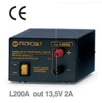 Microset l200a 2 amp small linear power supply