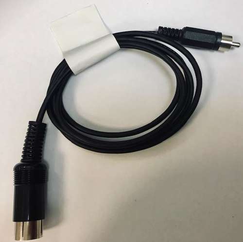 Ptt switching lead phono,rca plug for kenwood 7 pin
