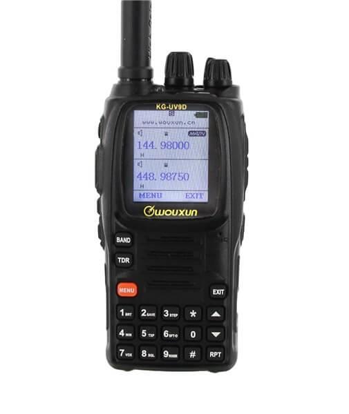 Wouxun kg-uv9k dual band vhf-uhf walkie-talkie - 5 watts in vhf and 4w in uhf