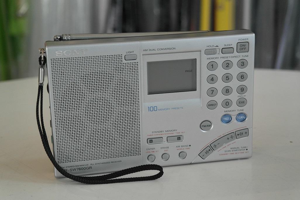 Second Hand Icf Sw Gr Sony Portable Receiver Radioworld