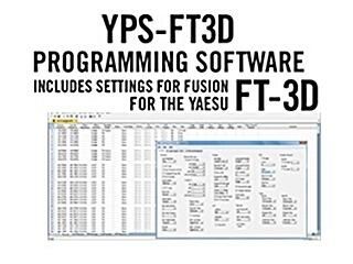 Yps-ft3d-u programming software only for the yaesu ft-3d.