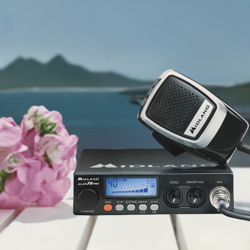Midland Alan 78 Pro multi-region AM FM mobile CB radio for UK and EU