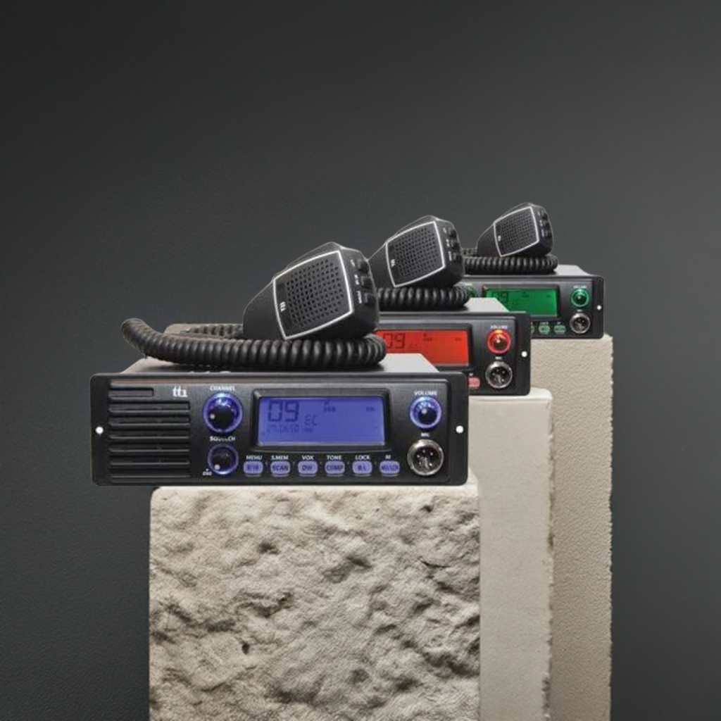 Tcb-1100 evo CB radio is designed for operation with both 12v and 24v power sources,