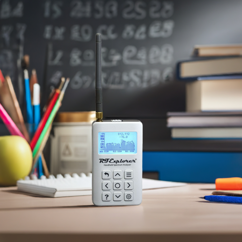 How do you read an RF spectrum analyzer?