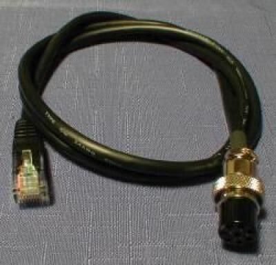 West Mountain M8 Adaptor with 3-Foot Custom 8-Pin Mic Cable for Rigblaster