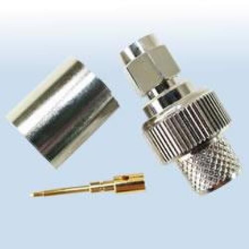 SMA crimp plug is compatible with LBC400 and LBC400 Extraflex cables.