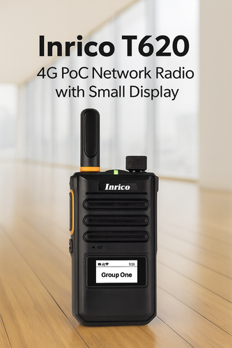 Inrico T620 4G PoC handheld network radio with compact display and rugged casing – Radioworld UK