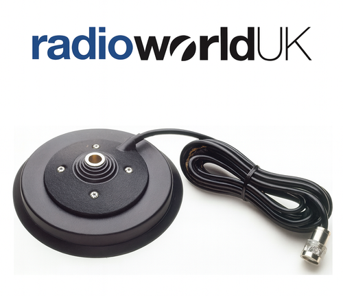 Sirio Power‑Mag 125 – 3/8 Fitting Magnetic Mount.