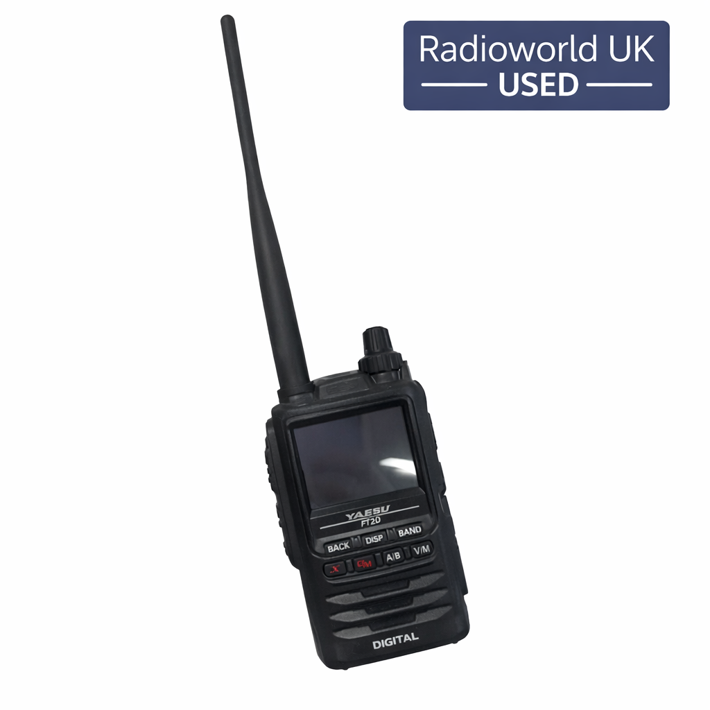 Second Hand Yaesu FT3DE Dual-Band Handheld C4FM Fusion Transceiver - Radioworld UK